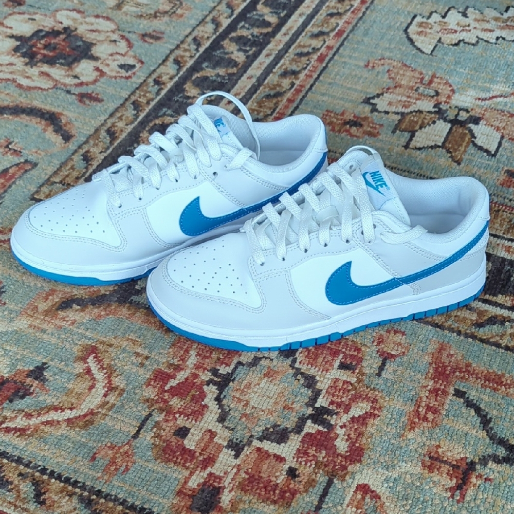 Nike Men's Dunk Low White/Photo Blue